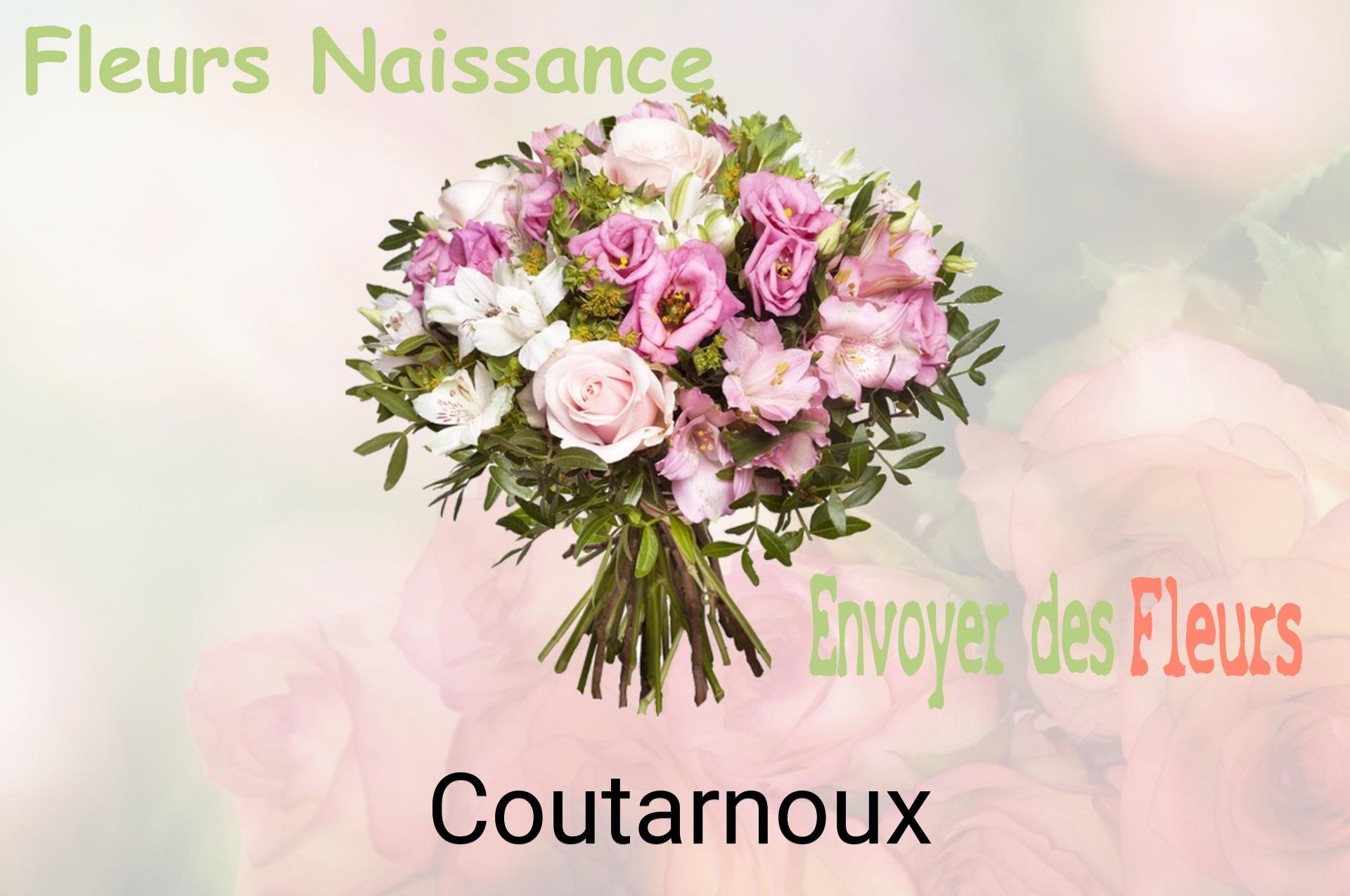 Bouquet de fleurs de naissance livré à Coutarnoux